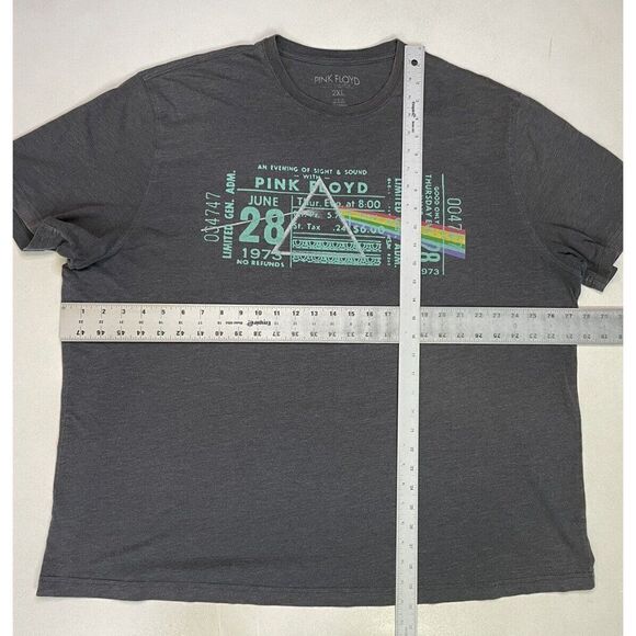 Pink Floyd An Evening Of Sight & Sound T-shirt Men XXL Gray Short Sleeve Music - Picture 6 of 6